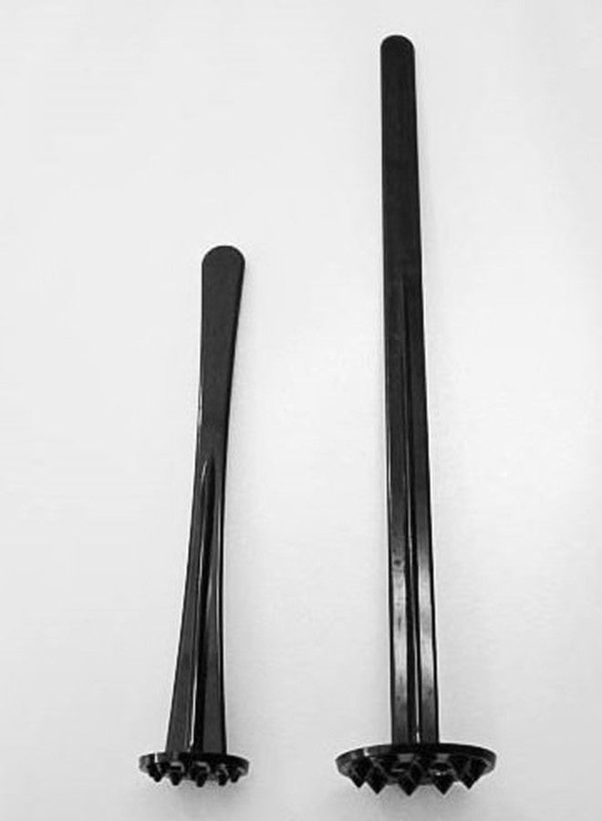 Cohpoh Swizzle Lemon Muddler for Cocktail and Ice Tea Drinks (Pack of 25) (170mm Tall, Black) - Image 4